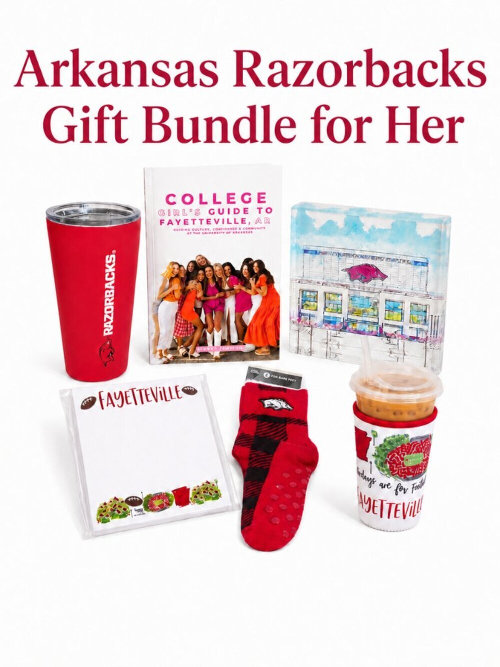 Arkansas Razorbacks Gift Bundle for Her